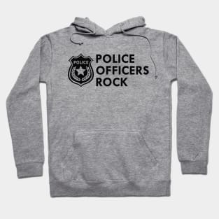 Police Officers Rock Hoodie